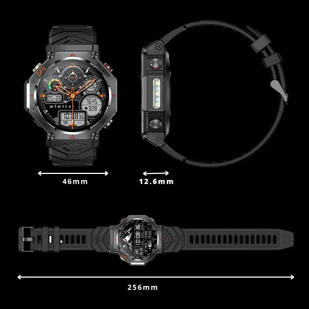 Smartwatch MILITAR PRO 9K GPS