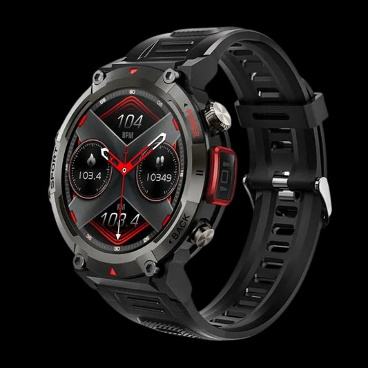 Smartwatch INDESTRUCTIBLE MILITAR G2 + 3 CORREAS (CUERO, METALICA, SILICONA)