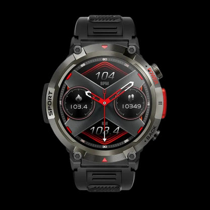 Smartwatch INDESTRUCTIBLE MILITAR G2 + 3 CORREAS (CUERO, METALICA, SILICONA)