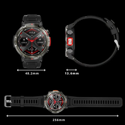 Smartwatch INDESTRUCTIBLE MILITAR G2 + 3 CORREAS (CUERO, METALICA, SILICONA)